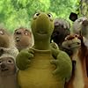 William Shatner, Catherine O'Hara, Steve Carell, Eugene Levy, Garry Shandling, Wanda Sykes, Avril Lavigne, Shane Baumel, Madison Davenport, and Sami Kirkpatrick in Over the Hedge (2006)