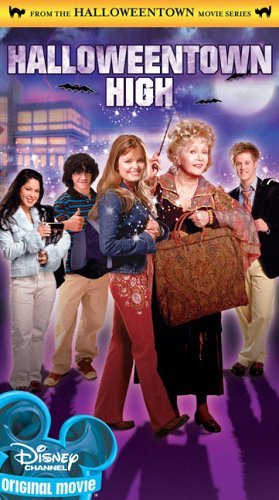 Debbie Reynolds, Kimberly J. Brown, Lucas Grabeel, Todd Michael Schwartzman, and Eliana Reyes in Halloweentown High (2004)