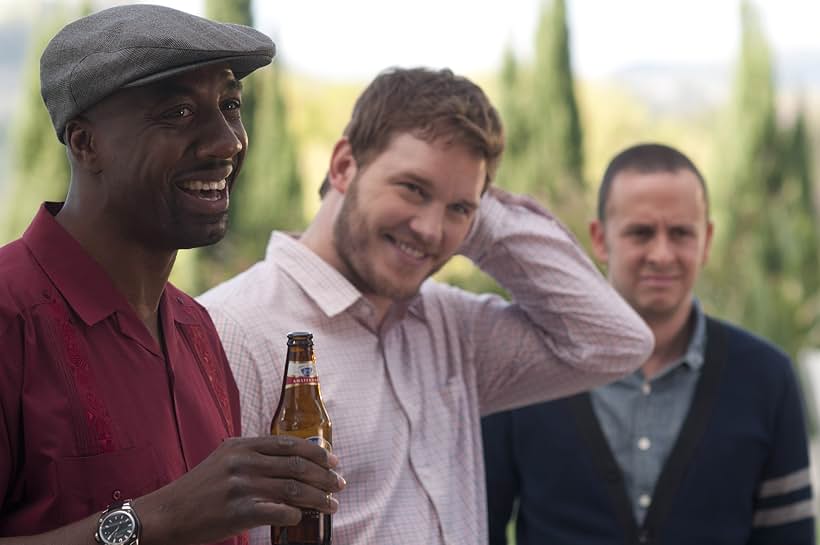 Jarrad Paul, Chris Pratt, and J.B. Smoove in Movie 43 (2013)