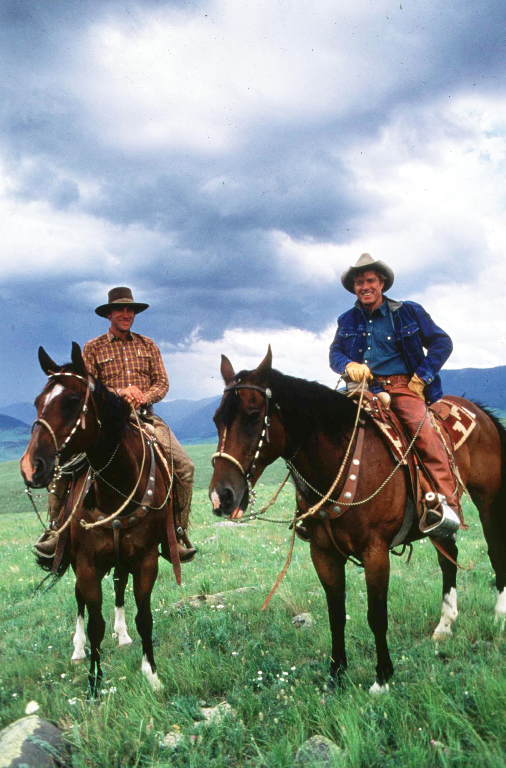 Robert Redford and Buck Brannaman in The Horse Whisperer (1998)