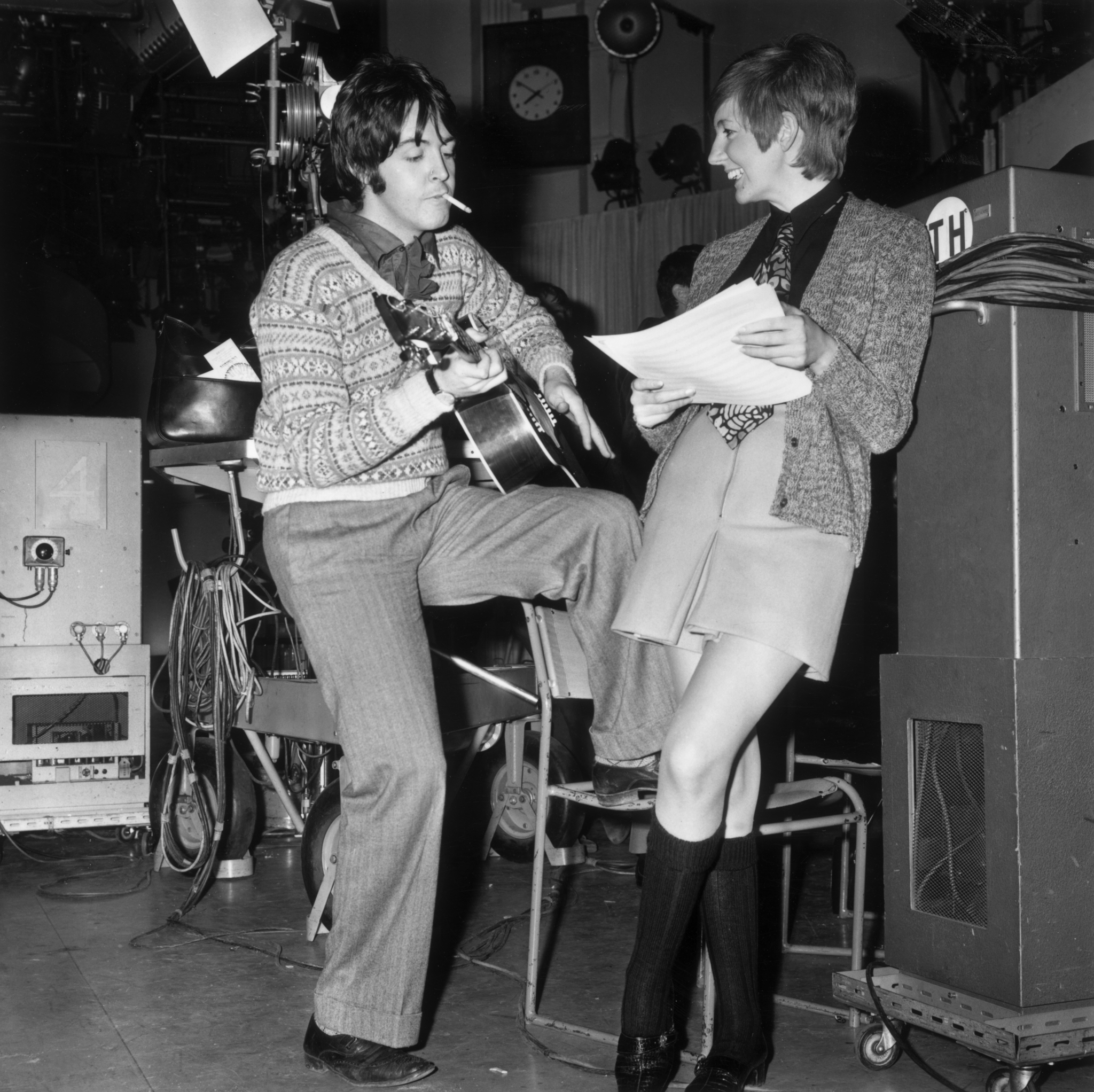 Paul McCartney and Cilla Black