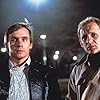 Peter Firth and Steve Railsback in Lifeforce (1985)