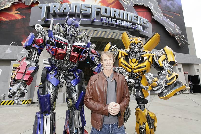 Michael Bay, Peter Cullen, and Mark Ryan at an event for Transformers (2007)