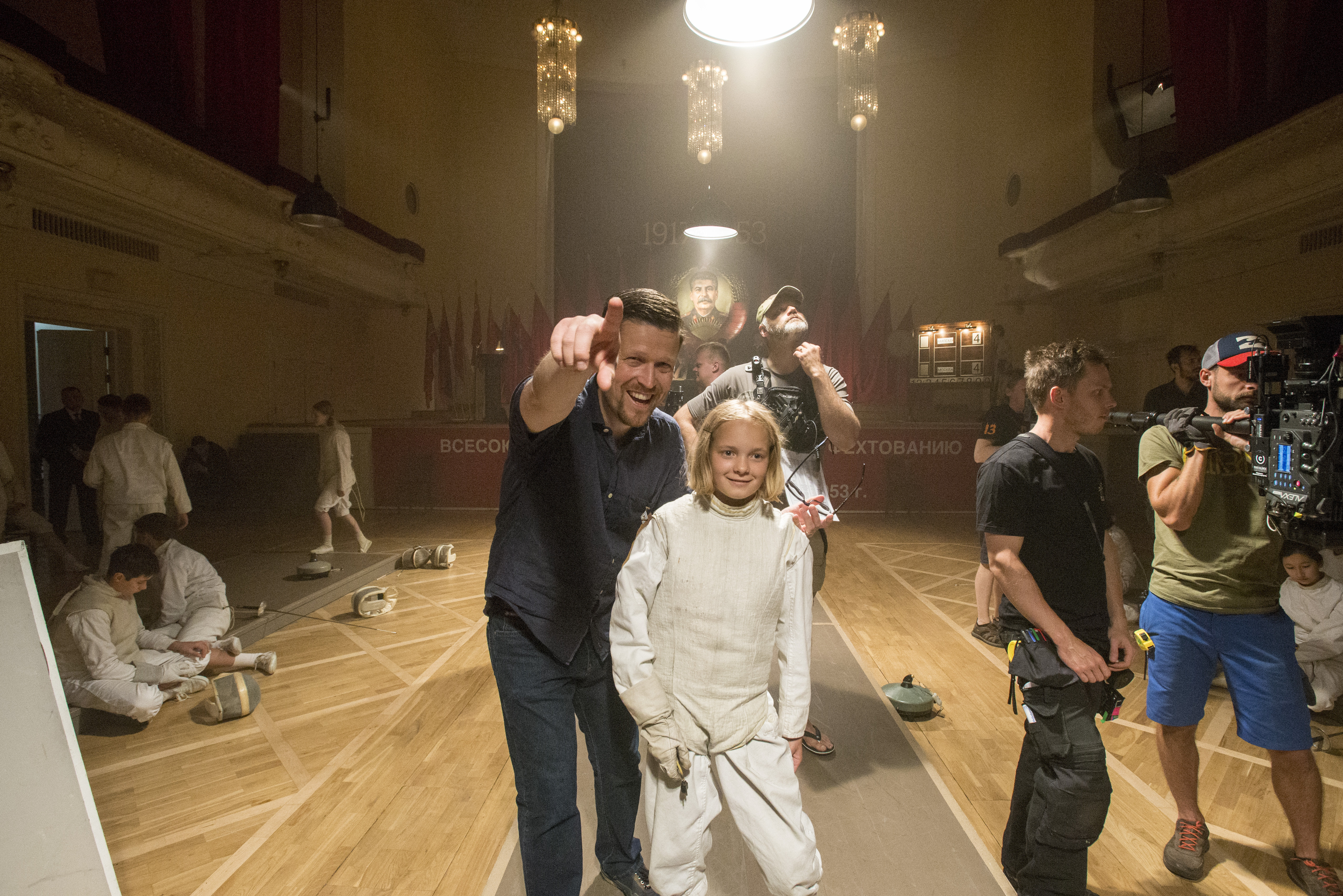 Klaus Härö and Liisa Koppel in The Fencer (2015)