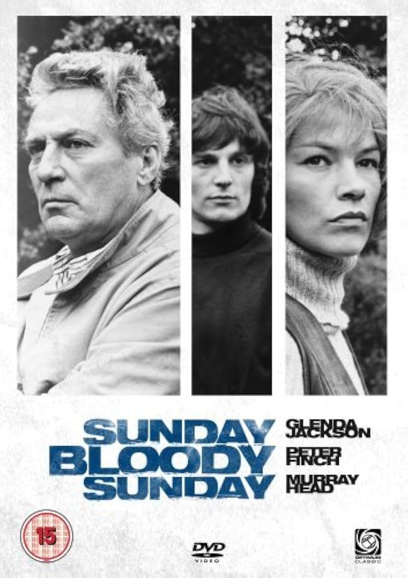 Peter Finch, Murray Head, and Glenda Jackson in Sunday Bloody Sunday (1971)