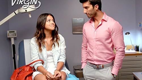 Justin Baldoni and Gina Rodriguez in Jane the Virgin (2014)