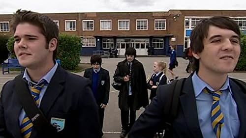 Lucy Borja-Edwards, Craig Roberts, Gerran Howell, Luke Bridgeman, and Ben McGregor in Young Dracula (2006)