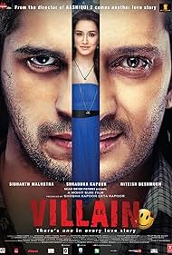 Riteish Deshmukh, Sidharth Malhotra, and Shraddha Kapoor in The Villain (2014)