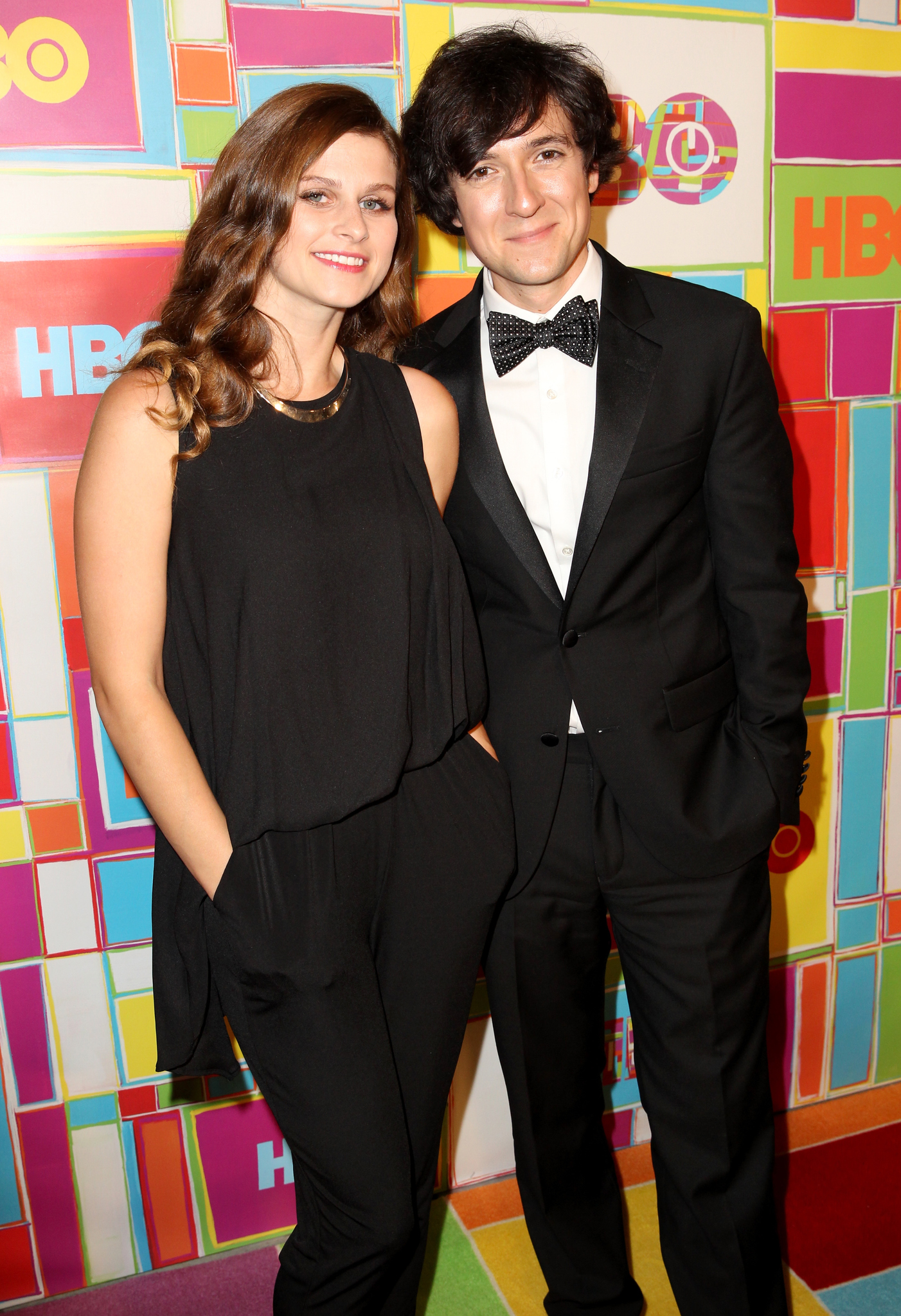 Josh Brener and Meghan Falcone at an event for The 66th Primetime Emmy Awards (2014)