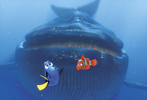 Albert Brooks and Ellen DeGeneres in Finding Nemo (2003)