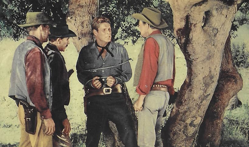 Buster Crabbe, Kenneth MacDonald, and Russell Thorson in Gunfighters of Abilene (1959)