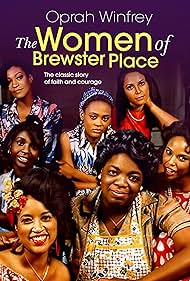 Oprah Winfrey, Robin Givens, Lynn Whitfield, Jackée Harry, Paula Kelly, Lonette McKee, and Phyllis Yvonne Stickney in The Women of Brewster Place (1989)