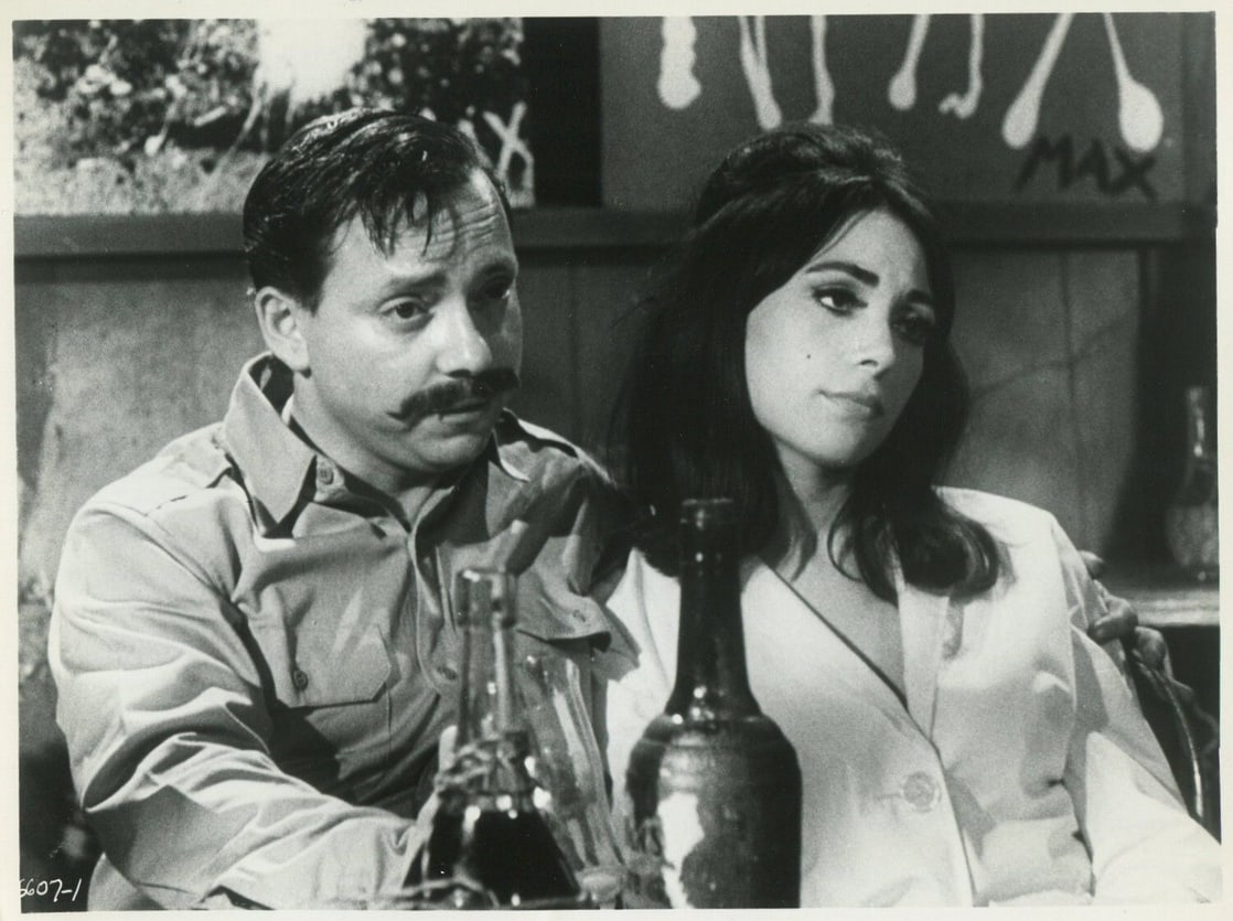 Marissa Mathes and Karl Schanzer in Blood Bath (1966)