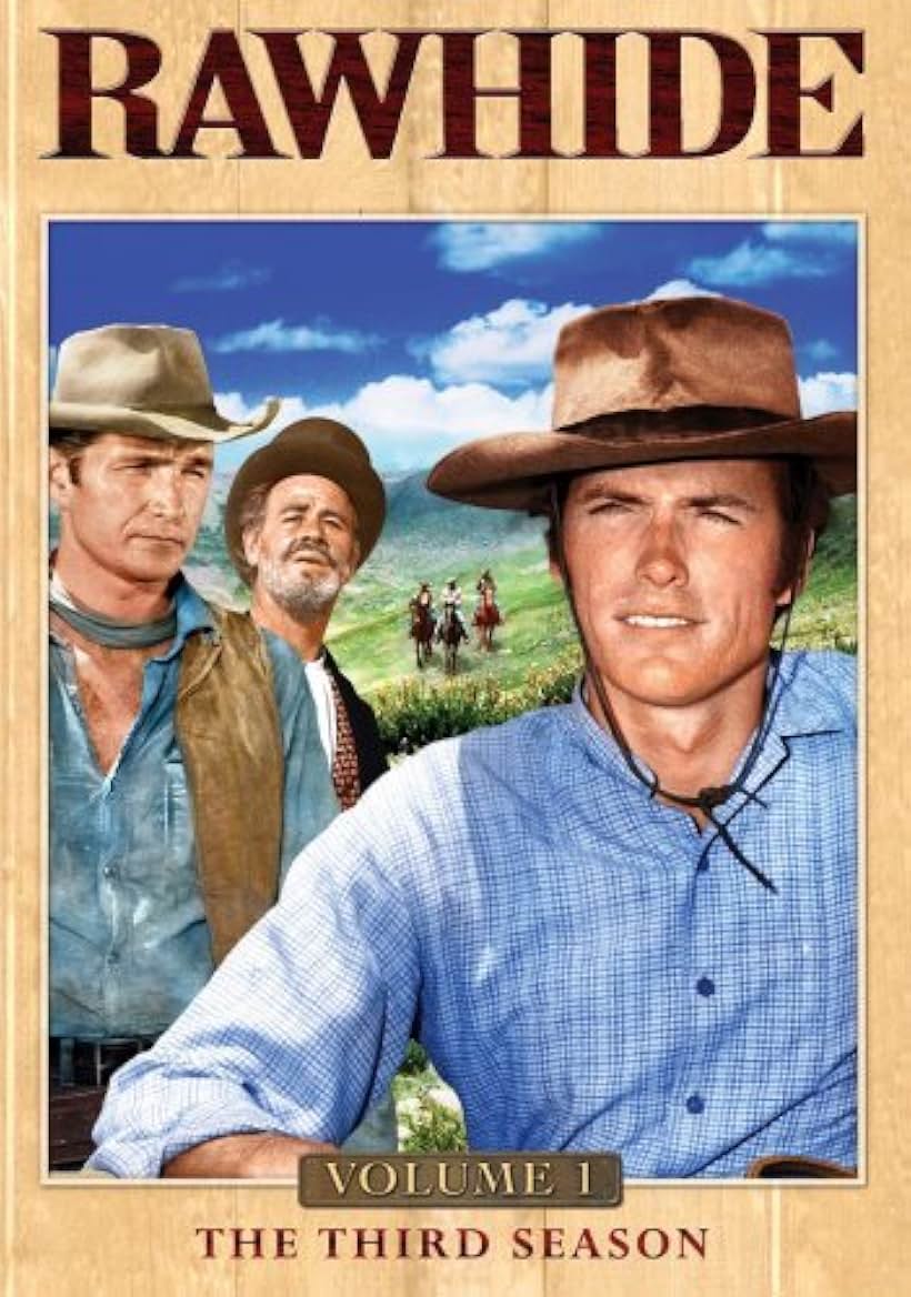 Clint Eastwood, Paul Brinegar, and Eric Fleming in Rawhide (1959)