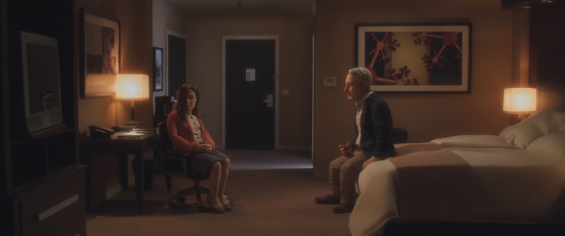 Jennifer Jason Leigh and David Thewlis in Anomalisa (2015)