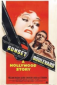 William Holden, Nancy Olson, and Gloria Swanson in Sunset Boulevard (1950)