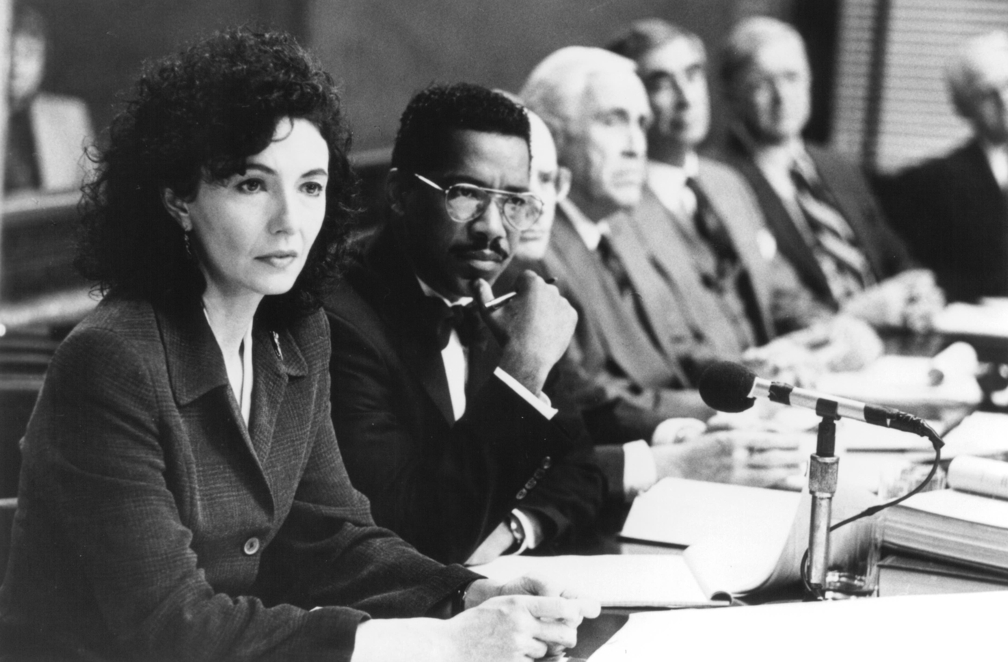 Jason Robards, Mary Steenburgen, Obba Babatundé, Charles Glenn, James B. Howard, and Robert Ridgely in Philadelphia (1993)