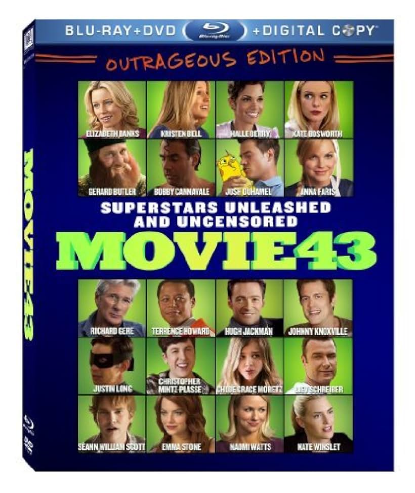 Richard Gere, Liev Schreiber, Kate Winslet, Halle Berry, Terrence Howard, Seann William Scott, Elizabeth Banks, Kristen Bell, Kate Bosworth, Gerard Butler, Bobby Cannavale, Josh Duhamel, Anna Faris, Hugh Jackman, Johnny Knoxville, Justin Long, Naomi Watts, Emma Stone, Chloë Grace Moretz, and Christopher Mintz-Plasse in Movie 43 (2013)