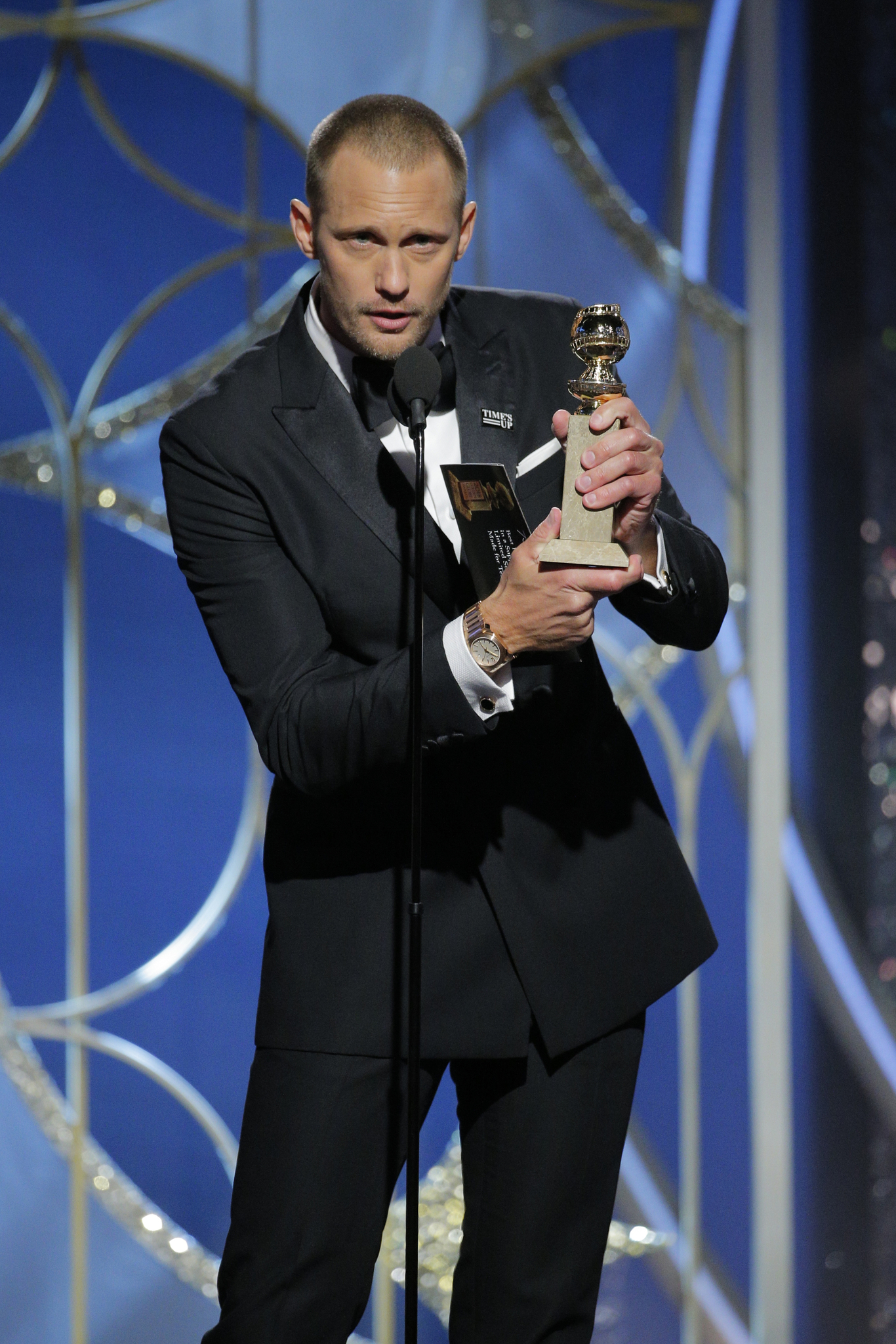 Alexander Skarsgård at an event for 75th Golden Globe Awards (2018)