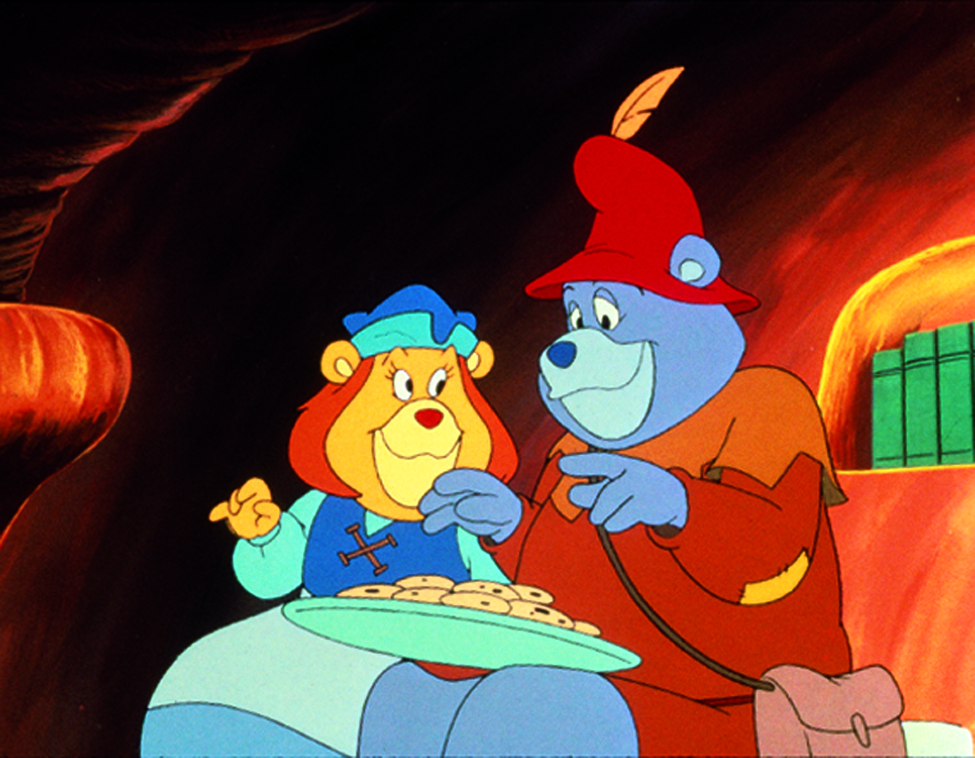 June Foray and Lorenzo Music in Adventures of the Gummi Bears (1985)