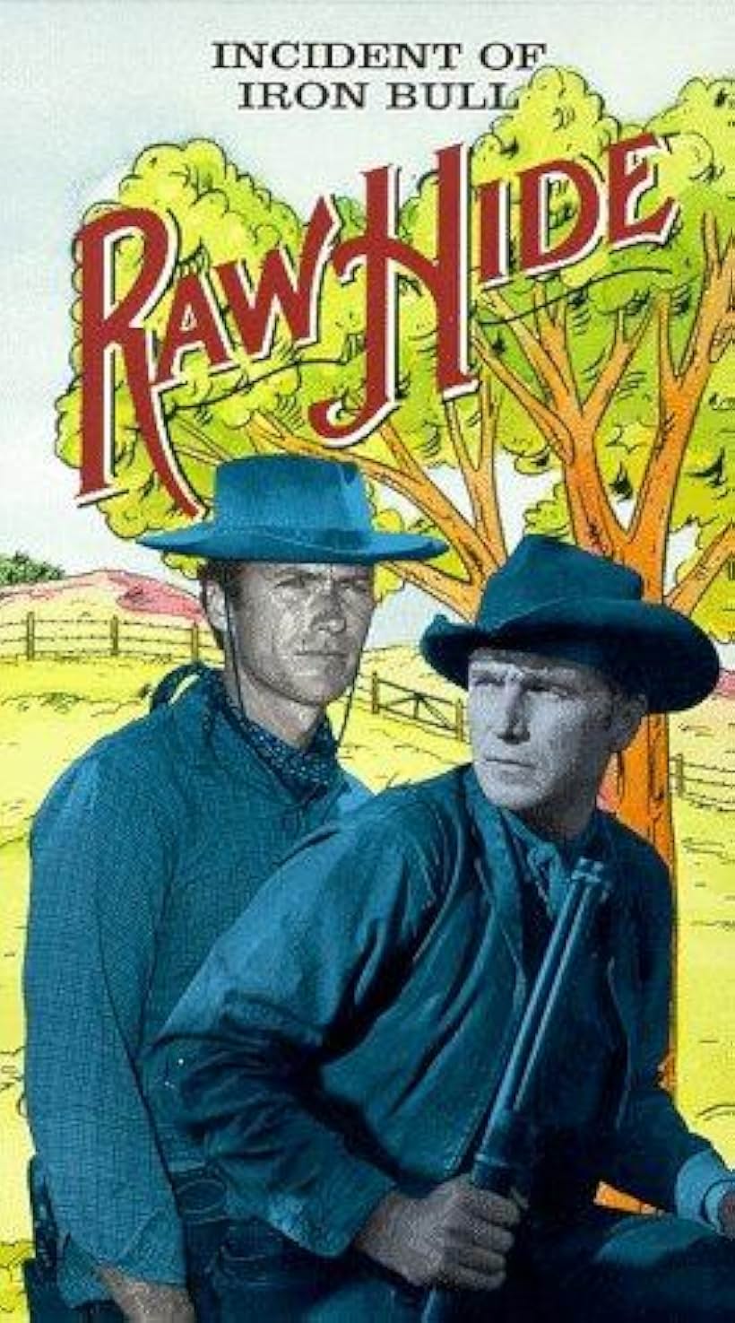 Clint Eastwood and Eric Fleming in Rawhide (1959)