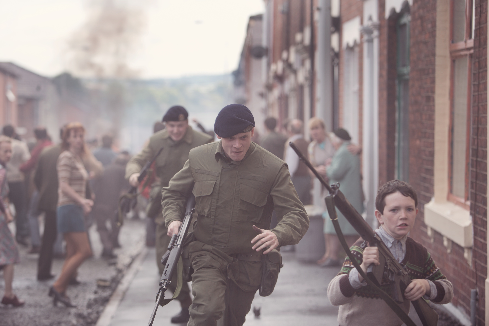 Jack O'Connell, Jack Lowden, and Aaron Lynch in '71 (2014)