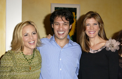 Maria Bello, Frederic Fekkai, and Julie Moran