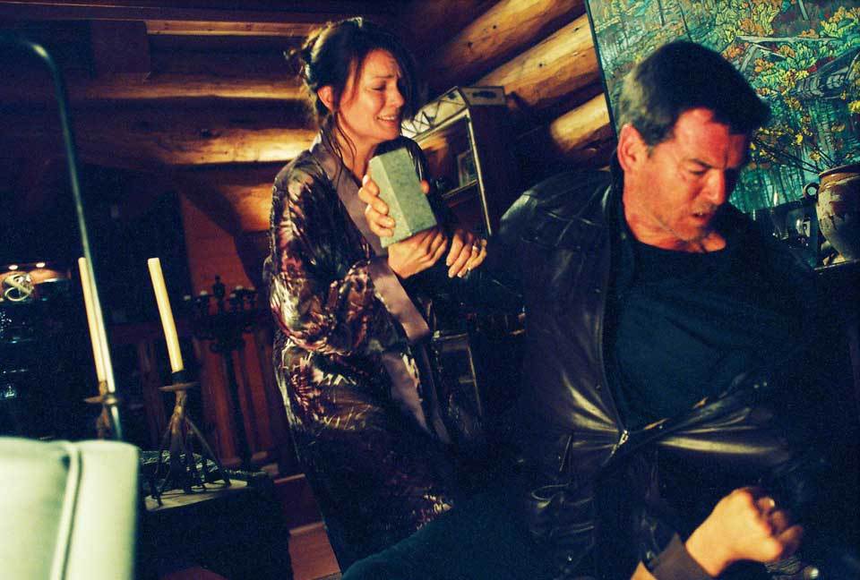 Pierce Brosnan and Claudette Mink in Shattered (2007)