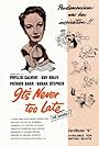 It's Never Too Late (1956)