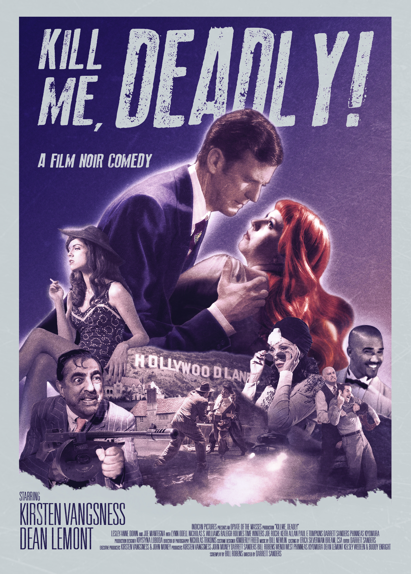 Lesley-Anne Down, Joe Mantegna, Shemar Moore, Paul F. Tompkins, Dean Lemont, Kirsten Vangsness, and Darrett Sanders in Kill Me, Deadly (2015)