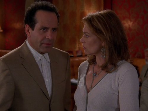 Joanna Pacula and Tony Shalhoub in Monk (2002)