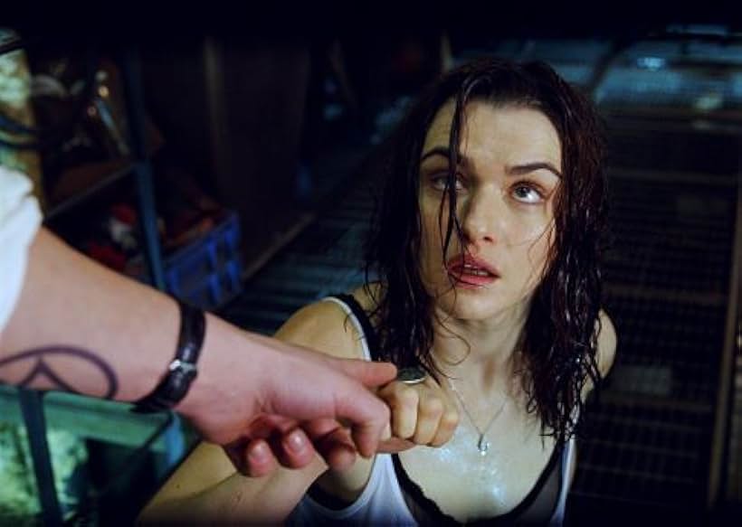 Keanu Reeves and Rachel Weisz in Constantine (2005)