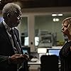 Morgan Freeman and Scarlett Johansson in Lucy (2014)