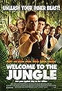 Jean-Claude Van Damme, Adam Brody, Dennis Haysbert, Aaron Takahashi, Rob Huebel, Kristen Schaal, and Megan Boone in Welcome to the Jungle (2013)