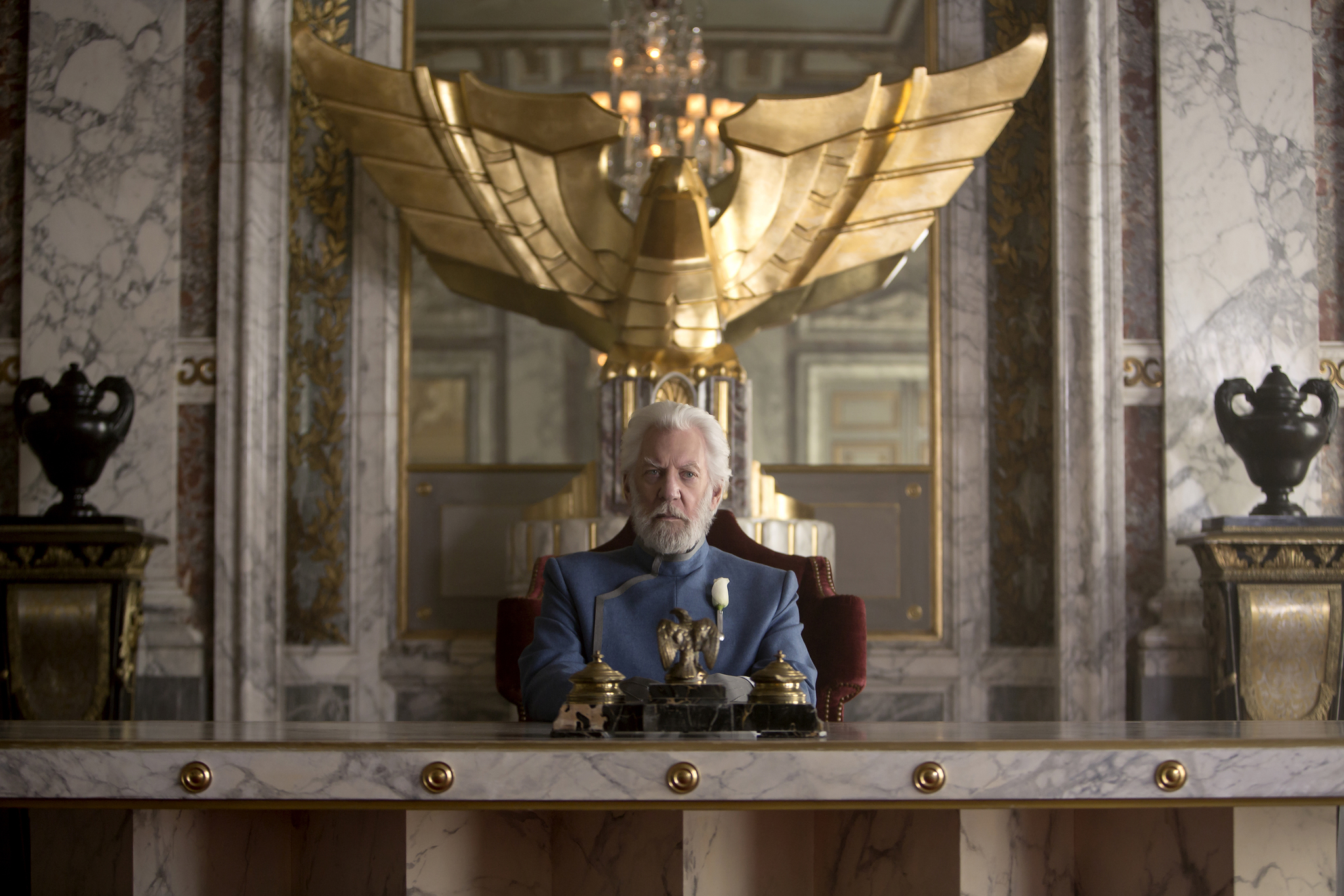 Donald Sutherland in The Hunger Games: Mockingjay - Part 1 (2014)