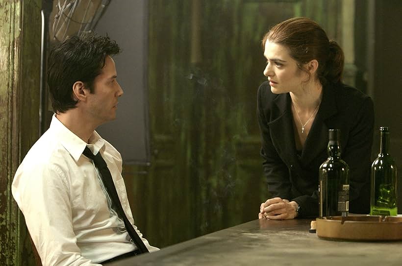 Keanu Reeves and Rachel Weisz in Constantine (2005)