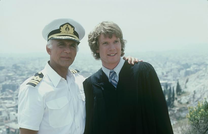 Gavin MacLeod and William R. Moses in The Love Boat (1977)