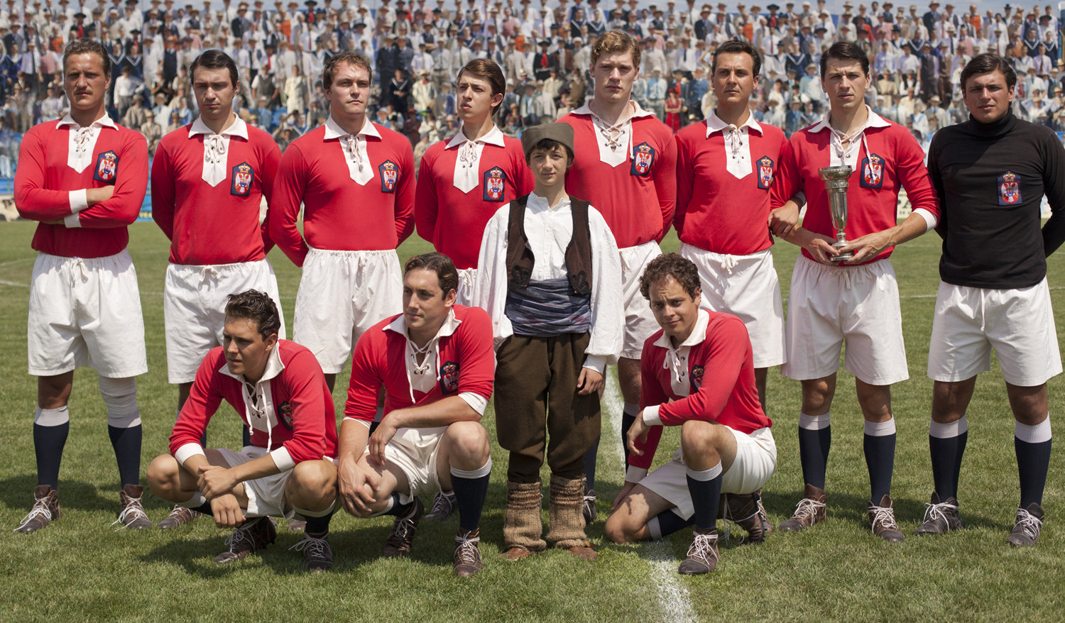 Aleksandar Radojicic, Viktor Savic, Rade Cosic, Milos Bikovic, Bojan Krivokapic, Predrag Vasic, Nenad Herakovic, Uros Jovcic, Milan Nikitovic, Petar Strugar, and Andrija Kuzmanovic in See You in Montevideo (2014)