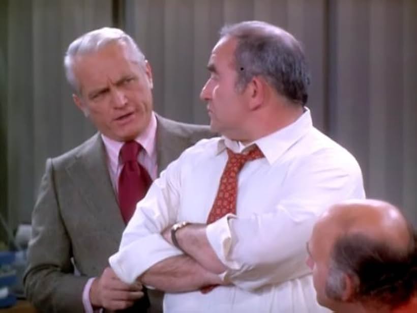 Edward Asner, Ted Knight, and Gavin MacLeod in The Mary Tyler Moore Show (1970)