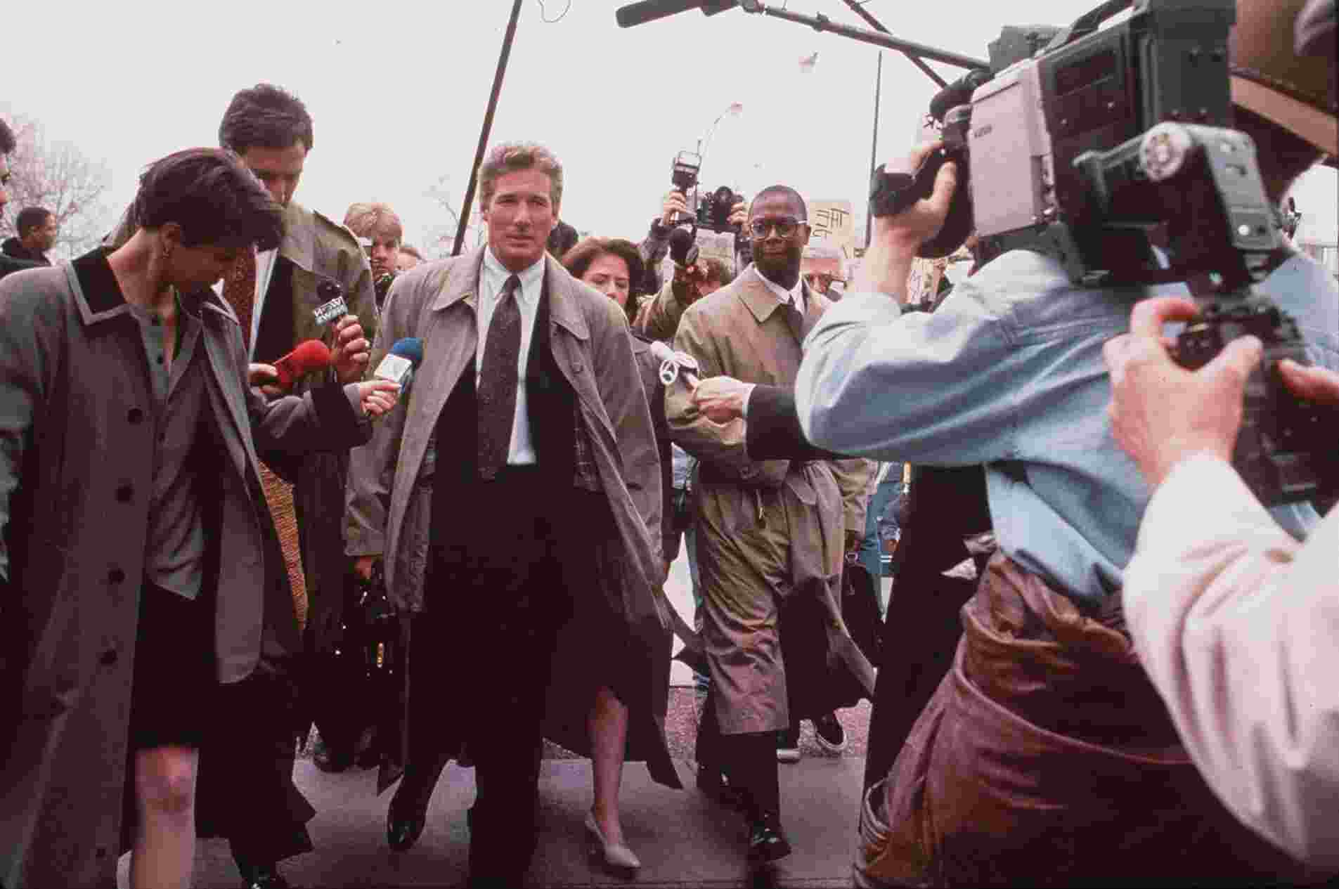 Richard Gere, Maura Tierney, and Andre Braugher in Primal Fear (1996)