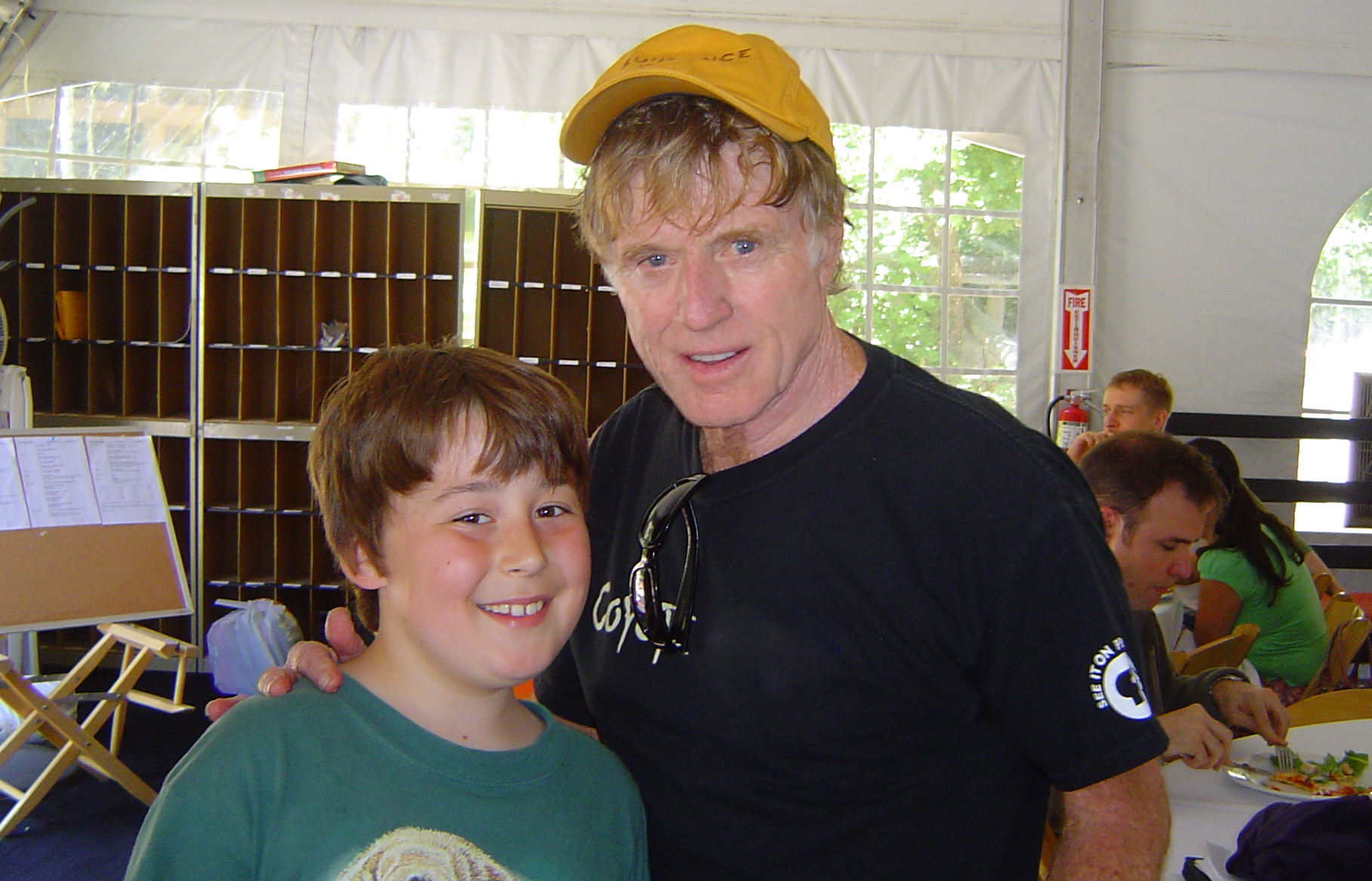 with Robert Redford at Sundance Directors' Lab 2007