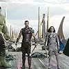 Mark Ruffalo, Tom Hiddleston, Chris Hemsworth, and Tessa Thompson in Thor: Ragnarok (2017)