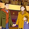 Adam Sandler, Austin Stout, and Jackie Sandler in Eight Crazy Nights (2002)