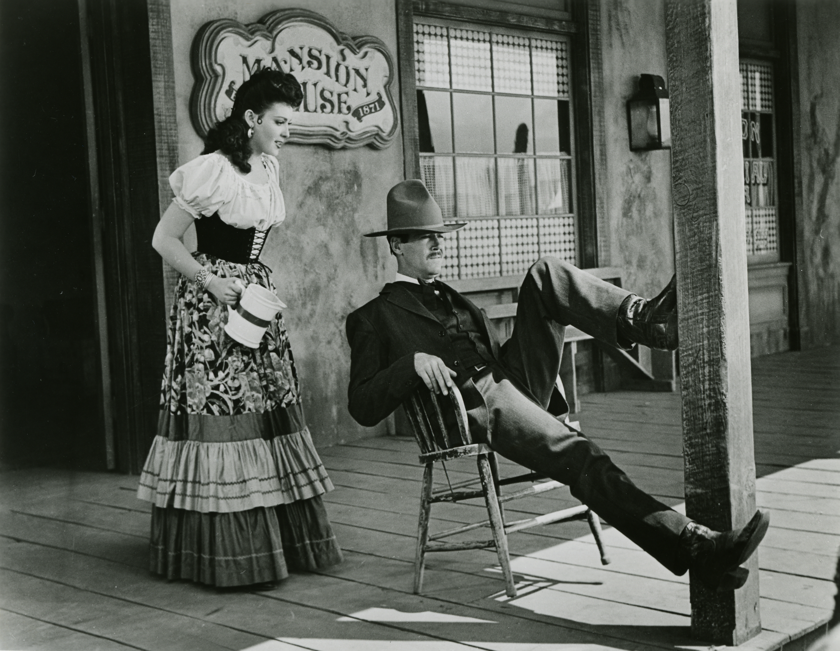 Henry Fonda and Linda Darnell in My Darling Clementine (1946)