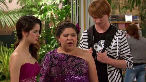 Calum Worthy, Laura Marano, and Raini Rodriguez in Austin & Ally (2011)