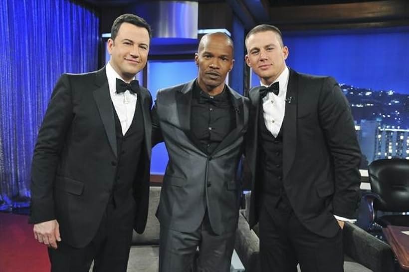 Jamie Foxx, Jimmy Kimmel, and Channing Tatum in Jimmy Kimmel Live! (2003)