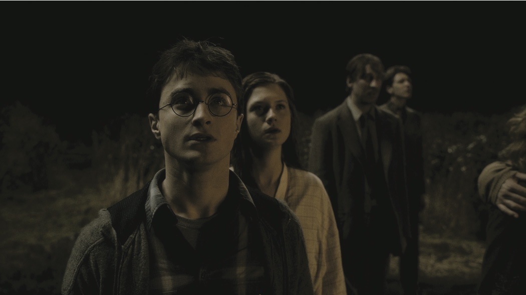 David Thewlis, Daniel Radcliffe, Bonnie Wright, and James Phelps in Harry Potter and the Half-Blood Prince (2009)