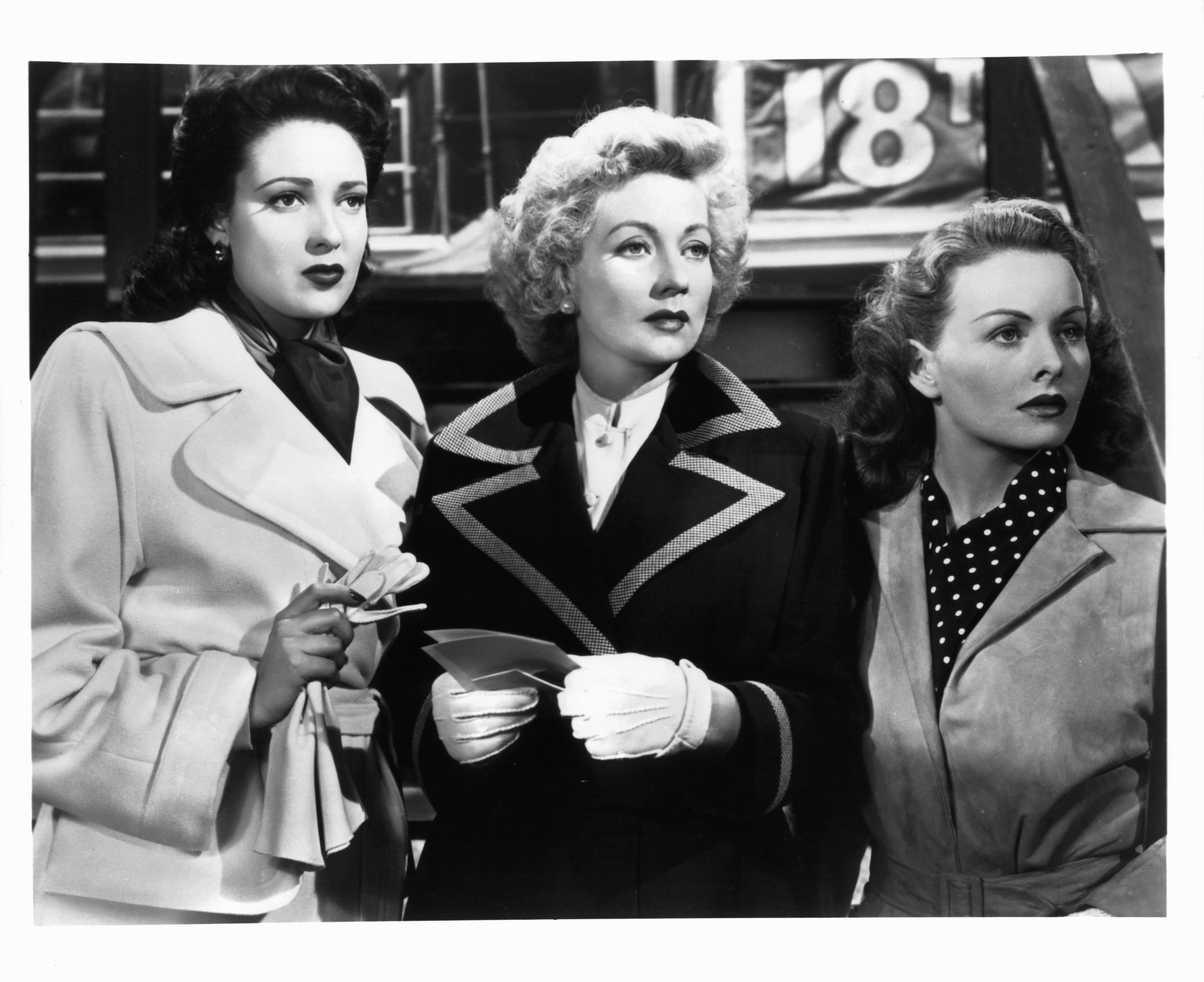 Linda Darnell, Jeanne Crain, and Ann Sothern in A Letter to Three Wives (1949)