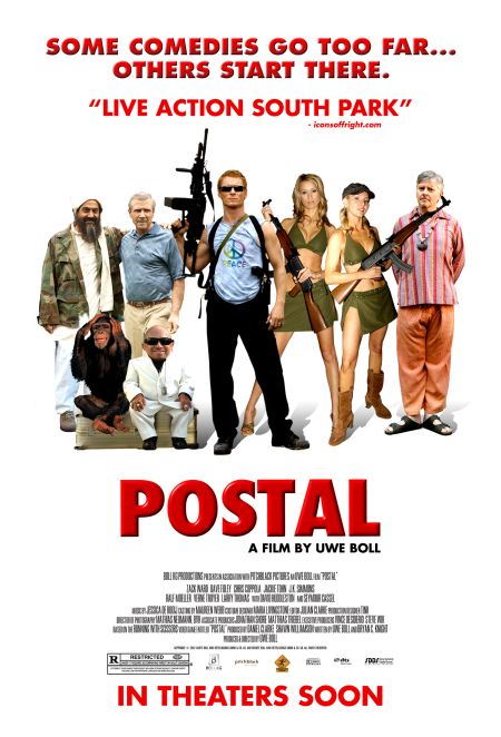 Dave Foley, Larry Thomas, Jackie Tohn, Verne Troyer, Zack Ward, and Brent Mendenhall in Postal (2007)