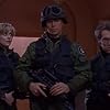 Richard Dean Anderson, Michael Shanks, and Amanda Tapping in Stargate SG-1 (1997)